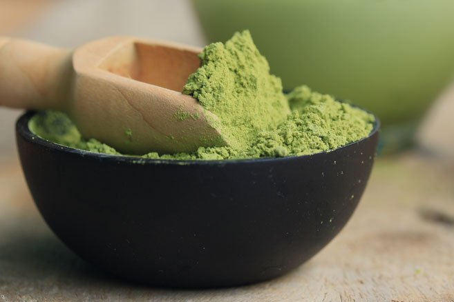 matcha-pulver