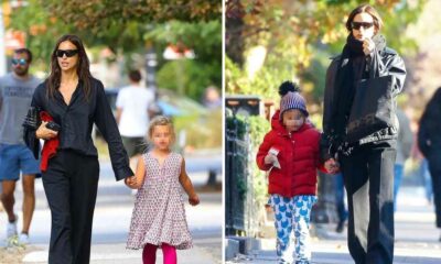 Irina Shayk hält Händchen mit Tochter Lea, 5, inmitten von Bradley Cooper