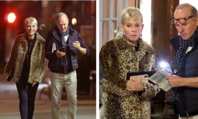 Michael Keaton, hält Händchen mit GF Marni Turner bei einem romantischen Date